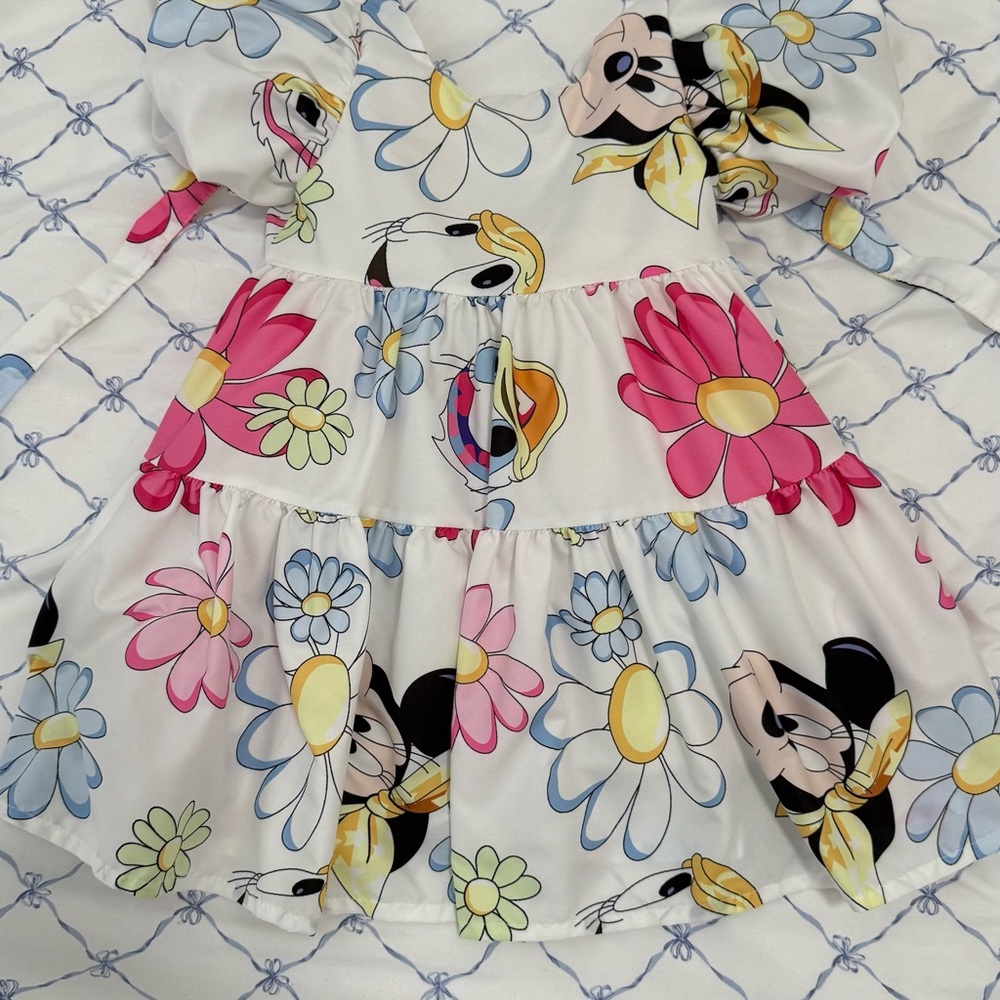 Floral Cartoon Character Dress